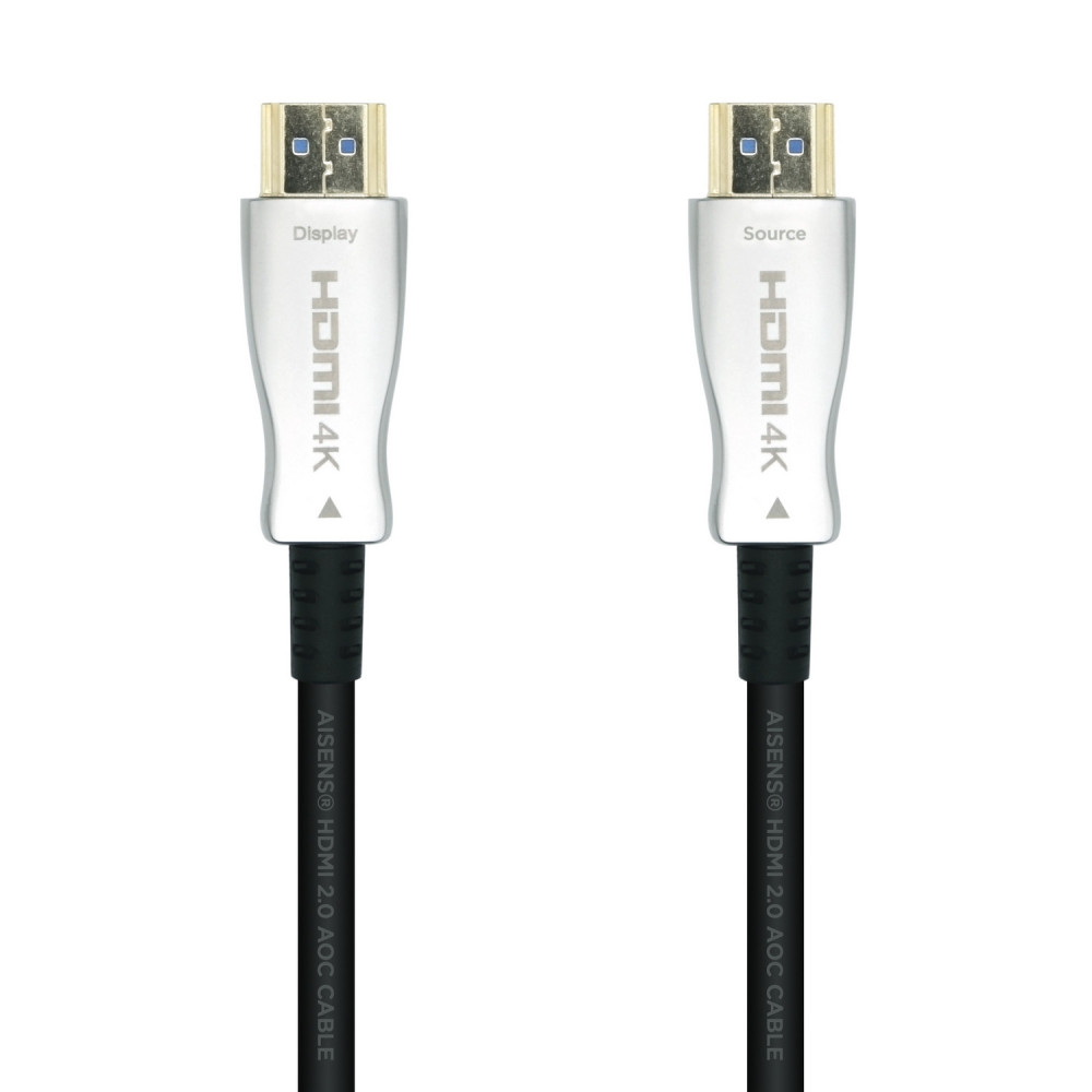 CABLE HDMI V2.0 AOC PREMI ALTA VELOCIDAD 4K60HZ18GBPS AM-AM NEGRO 15M A148-0377