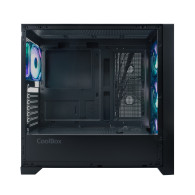 Coolbox Caja Gaming ATX Ge-2000 DualView S-Fte