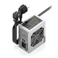 FUENTE ALIMENTACION SFX 500W CABLE ALIMENTACION OEM PLATA AISENS ASPC-500SFX-PSE