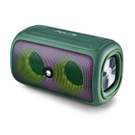 ALTAVOZ NGS ROLLER BEAST BT 5.0 IPX5 RESISTENTE AGUA VERDE LEDuc