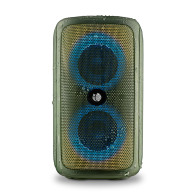 ALTAVOZ NGS ROLLER BEAST BT 5.0 IPX5 RESISTENTE AGUA VERDE LEDuc