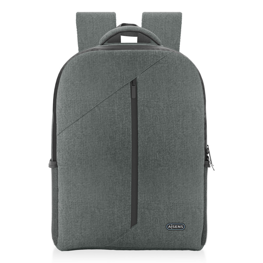 BOLSA MOCHILA PORTATIL 15.6 PREMIUM GRIS AISENS ASBG-BP084-GR