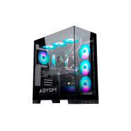 CAJA ATX ABYSM GAMING DANUBE SAVA H500 BLACK ARGB AB123511