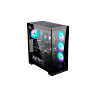CAJA ATX ABYSM GAMING DANUBE SAVA H500 BLACK ARGB AB123511