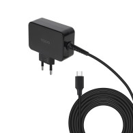 CARGADOR PORTATIL 45W TOOQ GAN USB-C PD NEGRO TQLC-USBCGAN45PD
