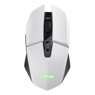 Pack gaming - Trust GXT 794, Ratón inalambrico, Teclado compacto TKL, Retroiluminación, Blanco