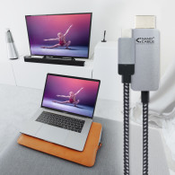 CABLE CONVERSOR USB-C M A HDMI M NEGRO 1.8 M NANOCABLE 10.15.5102