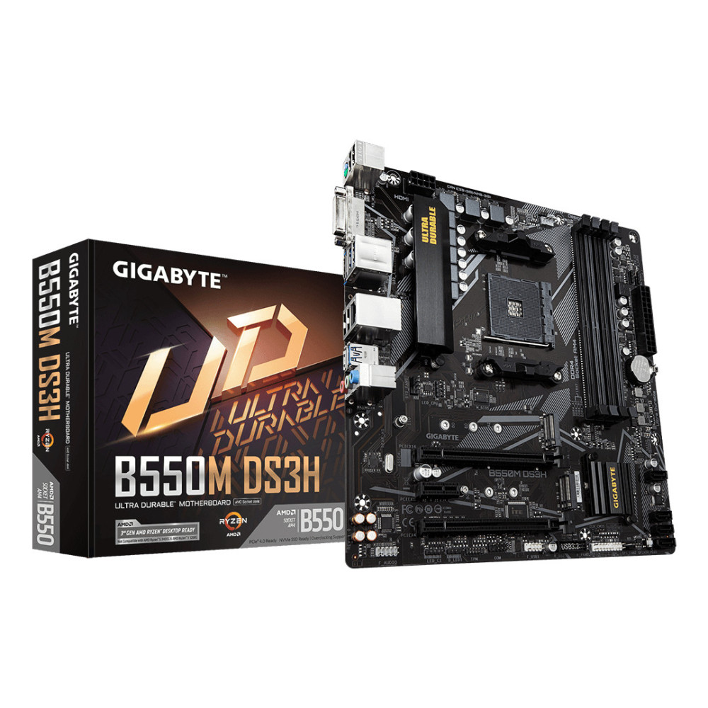 GIGABYTE GA-B550M-DS3H (AM4) 4xDDR3 DVI HDMI
