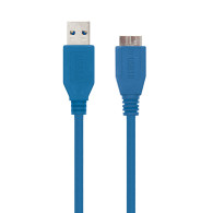 CABLE USB 3.0 TIPO AM-MICRO BM AZUL 1.0 M NANOCABLE 10.01.1101-BL