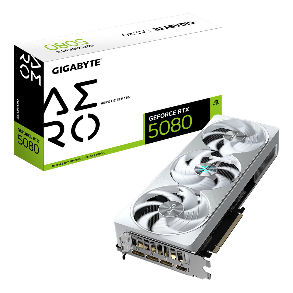 TARJETA GRAFICA GIGABYTE GEFORCE RTX5080 AERO OC 16GB GDDR