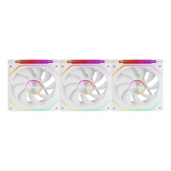 VENTILADOR 12X12 12CM MARS GAMING MF-LINKFINITYKIT2 ARGB PACK 3U. BLANCO