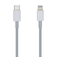 CABLE USB 2.0 USB-CM A LIGHTNING 2A BLANCO 1.0M AISENS A102-0442