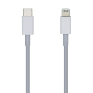 CABLE USB 2.0 USB-CM A LIGHTNING 2A BLANCO 1.0M AISENS A102-0442