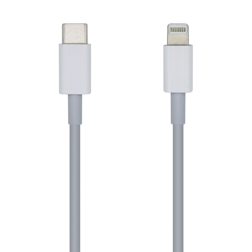 CABLE USB 2.0 USB-CM A LIGHTNING 2A BLANCO 1.0M AISENS A102-0442