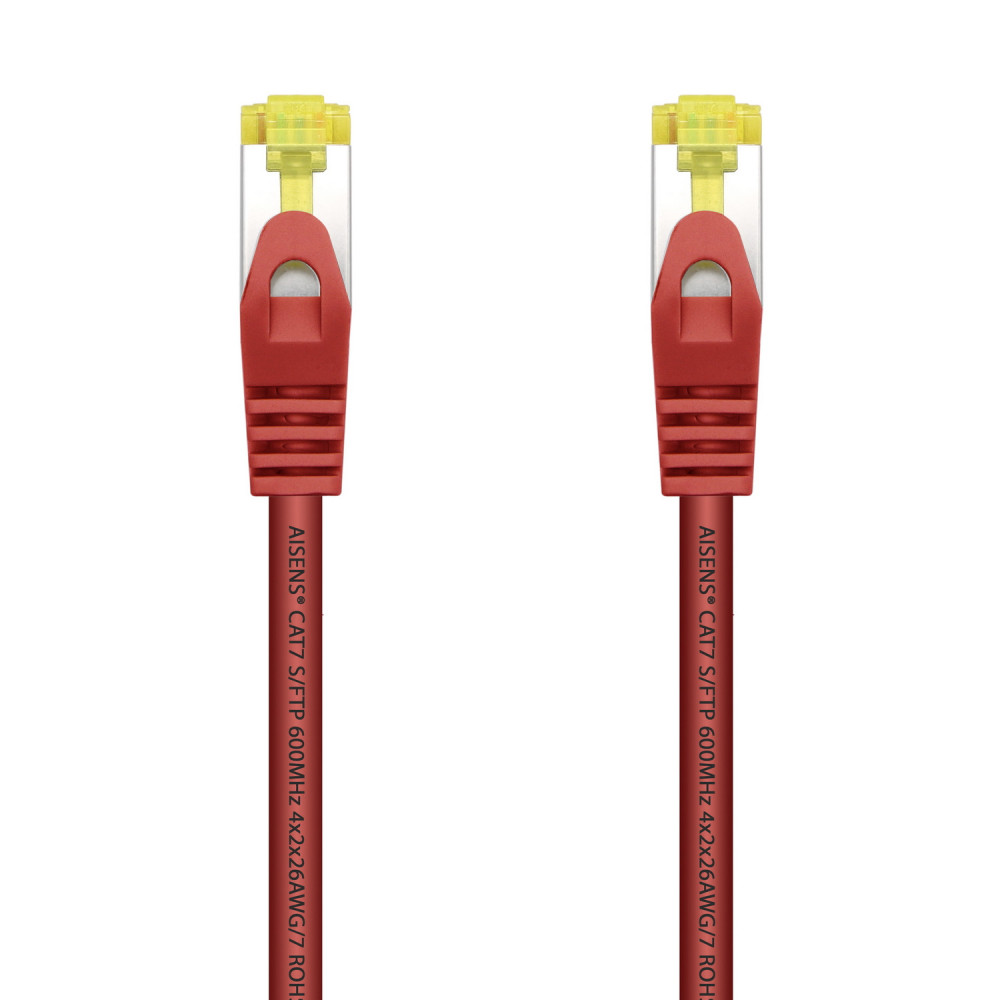 CABLE RED LATIGUILLO RJ45 LSZH CAT.7 SFTP AWG26 ROJO 2.0M AISENS A146-0471