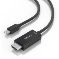 CABLE CONVERSOR MINI DP A HDMI 4K60HZ MINI DPM-HDMIM NEGRO 3.0M AISENS A125-0889