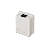 ROSETA DE SUPERFICIE RJ45 CAT.6 UTP 1 TOMA BLANCO AISENS A139-0301