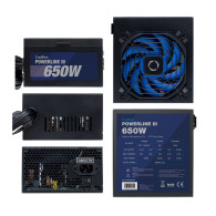 FUENTE ALIMENTACION ATX 650W COOLBOX POWERLINE III COO-FAPW3-650