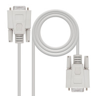 CABLE SERIE NULL MODEM DB9H-DB9H 1.8 M NANOCABLE 10.14.0602