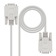 CABLE SERIE NULL MODEM DB9H-DB9H 1.8 M NANOCABLE 10.14.0602