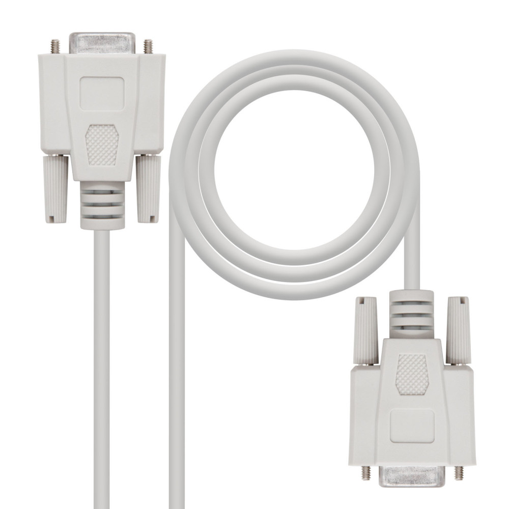 CABLE SERIE NULL MODEM DB9H-DB9H 1.8 M NANOCABLE 10.14.0602