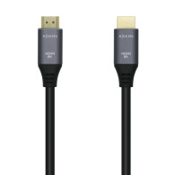 CABLE HDMI V2.1 8K 60HZ 48GBPS AM-AM GRIS NEGRO 3.0M AISENS A150-0429