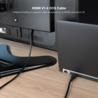 CABLE HDMI V1.4 CCS A M-A M NEGRO 5 M NANOCABLE 10.15.4705