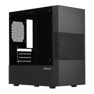 CAJA MICRO-ATX SEMITORRE UNYKA AERO C25(FUENTE500W) 2USB3.0 1USB2.0 NEGRO 52125