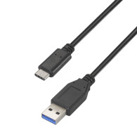CABLE USB 3.1 GEN2 10GBPS 3A TIPO USB-CM-AM NEGRO 1.5M AISENS A107-0450