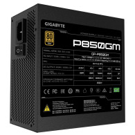 Fuente de alimentacion gigabyte 850w 80 plus gold negro GP-P850GM