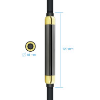 CABLE HDMI V2.0 4K 60HZ 18GBPS CON REPETIDOR AM-AM NEGRO 25M NANOCABLE 10.15.3725