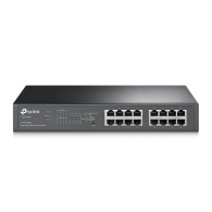 SWITCH TP-LINK 16P 8X10 100 1000(PoE)+ 8x10 10 1000 RACK TL-SG1016PE