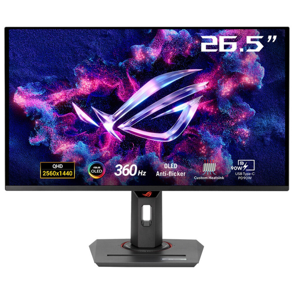 Monitor Asus ROG Strix OLED XG27ACDNG 27" QHD QD-OLED 360Hz 0.03ms HDR FreeSync G-Sync