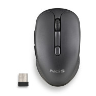 RATON NGS INALAMBRICO ERGONOMICO EVO RUST BLACK RECARGABLE NEGRO USB