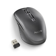 RATON NGS INALAMBRICO ERGONOMICO EVO RUST BLACK RECARGABLE NEGRO USB