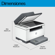 IMPRESORA HP LASERJET MONOCROMO MFP M234SDW WIFI DUPLEX 6GX01F BLANCA(135A)