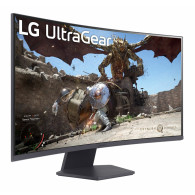 MONITOR GAMING 31.5" CURVO LG ULTRAGEAR32GS60QC-B QHD 1MS 180HZ IPS NEGRO