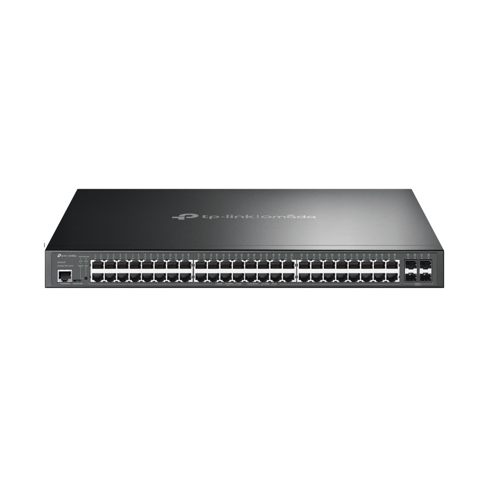 SWITCH TP LINK OMADA 48P SG3452P GESTIONABLE L2+ 48x1G POE+ 4xSFP 384W