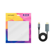 CABLE CONVERSOR USB-C M A HDMI M 8K-60HZ 1.8 M NANOCABLE 10.15.5162