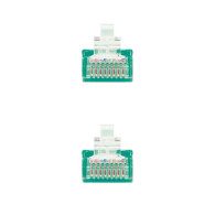 CABLE RED LATIGUILLO RJ45 CAT.5E UTP AWG24 VERDE 0.5 M NANOCABLE 10.20.0100-GR