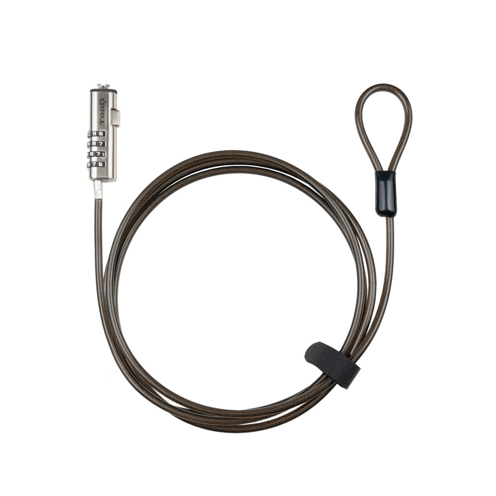 CABLE SEGURIDAD NANO 2.5x6MM COMBINACION PORTATIL TOOQ TQCLKC0035-G