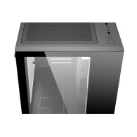 CAJA ATX ABYSM GAMING DANUBE SAVA 285 BX203 BLACK ARGB AB128512