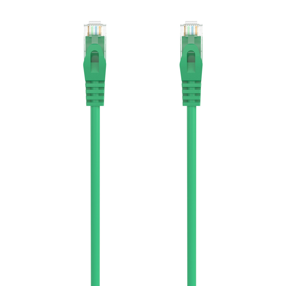 CABLE RED LATIGUI. RJ45 LSZH CAT.6A 500 MHZ UTP AWG24 VERDE 0.5M AISEN A145-0579