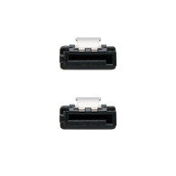 CABLE SATA III DATOS 6G ANCLAJES NEGRO 0.5 M NANOCABLE 10.18.1001-BK
