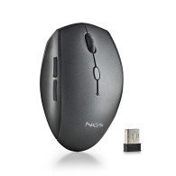 RATON NGS INALAMBRICO ERGONOMICO SILENCIOSO BEE BLACK USB
