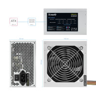FUENTE ALIMENTACION ATX 500W TOOQ EP-II TQEP-500SSE TOOQ TQEP-500SSE