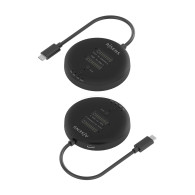 DOCKING DOBLE BAHIA M.2 NVMe A USB 3.2 GEN2x2 CLONE NEGRO AISENS ASDS-2M2N05-BK