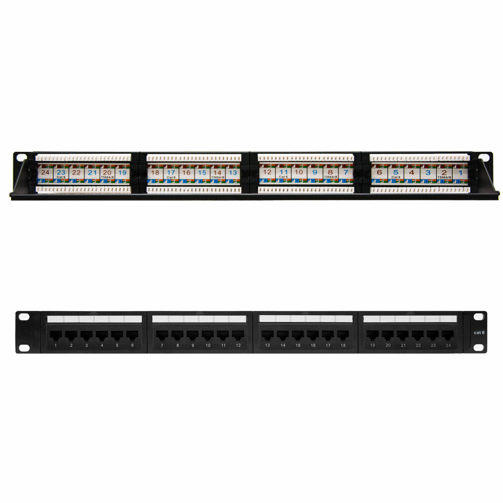 ARMARIO ACCESORIO NANOCABLE PATCH PANEL 24P UTP CAT.6 10.21.3124