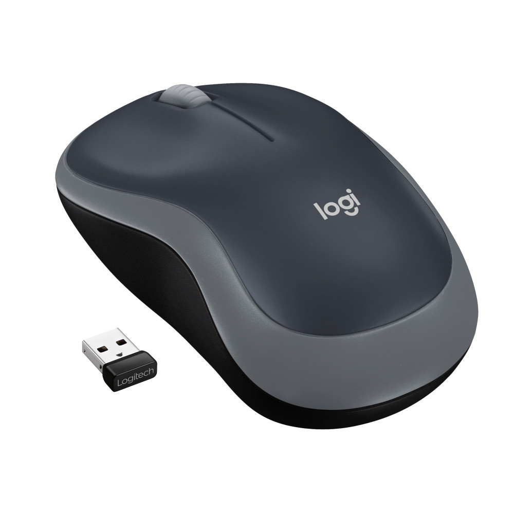 RATON OPTICO LOGITECH M185 WIRELESS NEGRO