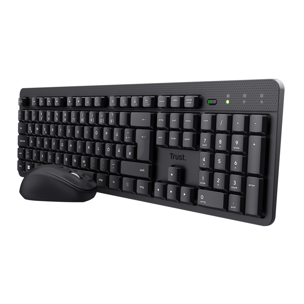 TECLADO Y RATON INALAMBRICOS TRUST TKM-360 25356 NEGRO